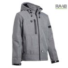 4XL-es fekete FLORES SOFTSHELL kabát