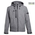 4XL-es fekete FLORES SOFTSHELL kabát