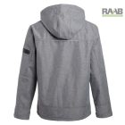 4XL-es fekete FLORES SOFTSHELL kabát