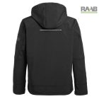 4XL-es fekete FLORES SOFTSHELL kabát