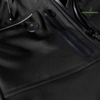 4XL-es fekete FLORES SOFTSHELL kabát