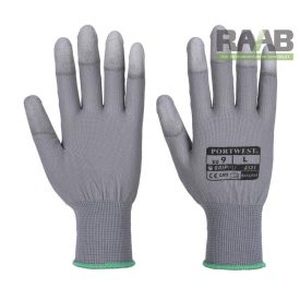 Ujjvégmártott PU kesztyű