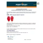 PVC csuklóig mártott kesztyű