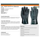 Duplán mártott PVC védőkesztyű 27 cm