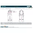 Araflame Gold lángálló overál