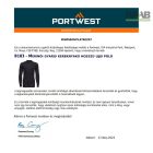 Merinói gyapjú kereknyakú hosszú ujjú póló