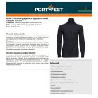 Merinói gyapjú 1/4 zippzáras felső