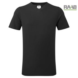 V-nyakú pamut póló