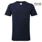 V-nyakú pamut póló