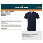 V-nyakú pamut póló