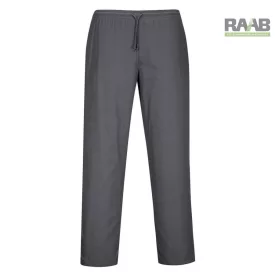 Drawstring fekete szakácsnadrág 