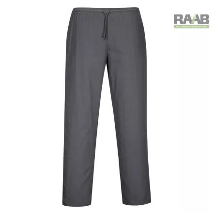 Drawstring fekete szakácsnadrág 
