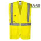 Hi-Vis Executive mellény tablet zsebbel