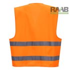 Jól láthatósági mellény - Dupla azonosítókártya tartóval