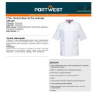 Stretch Mesh Air Pro rövid ujjú séfkabát