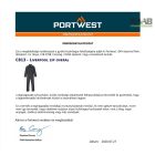 Hosszított Liverpool zip overál navykék