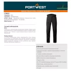 Újrahasznosított poliészterből készült nadrág