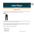 Újrahasznosított poliészterből készült nadrág