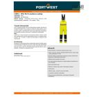 WX2 Hi-Vis kantáros nadrág