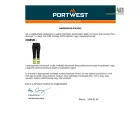 WX2 ECO HI-Vis1. osztályú lengőzsebes nadrág