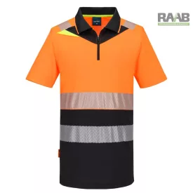 DX4 Hi-Vis cipzáros Class 1 póló S/S