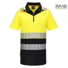 DX4 Hi-Vis cipzáros Class 1 póló S/S