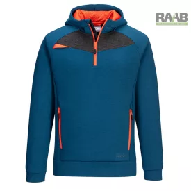 DX4 negyedzippzáras kapucnis pulóver