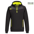 DX4 negyedzippzáras kapucnis pulóver