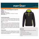 DX4 negyedzippzáras kapucnis pulóver