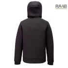 Kapucnis pulóver cipzáras zsebekkel