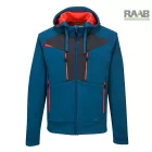 Kapucnis pulóver cipzáras zsebekkel