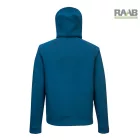 Kapucnis pulóver cipzáras zsebekkel