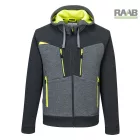 Kapucnis pulóver cipzáras zsebekkel