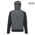 Kapucnis pulóver cipzáras zsebekkel