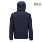 Kapucnis pulóver cipzáras zsebekkel