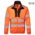 DX4 Hi-Vis kapucnis cipzáras pulóver