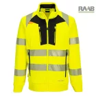 DX4 Hi-Vis kapucnis cipzáras pulóver