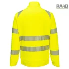 DX4 Hi-Vis kapucnis cipzáras pulóver