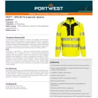 DX4 Hi-Vis kapucnis cipzáras pulóver
