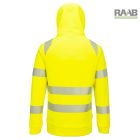 DX4 Hi-Vis 1/4 zippzáras kapucnis pulóver