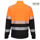 DX4 Hi-Vis 1. osztályú álló galléros cipzáras pulóver