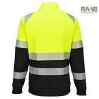 DX4 Hi-Vis 1. osztályú álló galléros cipzáras pulóver