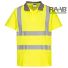 Eco Hi-Vis S/S póló galléros