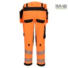 EV4 Hi-Vis 1. osztályú levehető lengőzsebes nadrág