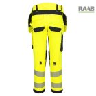 EV4 Hi-Vis 1. osztályú levehető lengőzsebes nadrág