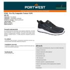 Eco Fly Composite Trainer S1PS SR FO Fekete/Kék