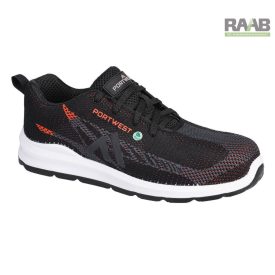 Eco Fly Composite Trainer S1PS SR FO Fekete/Piros