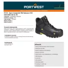 Apex Composite Mid bakancs S3S ESD HRO SR SC FO sárga
