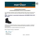 Kompozit, magasszárú barna bőrbakancs S3S HRO FO SC HI SR