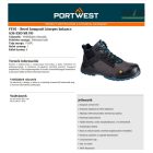 Bevel kompozit közepes bakancs S3S ESD SR FO Fekete/Tengerzöld